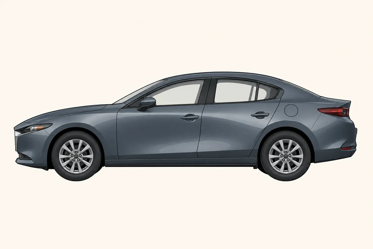 MAZDA3 SEDANのイラスト