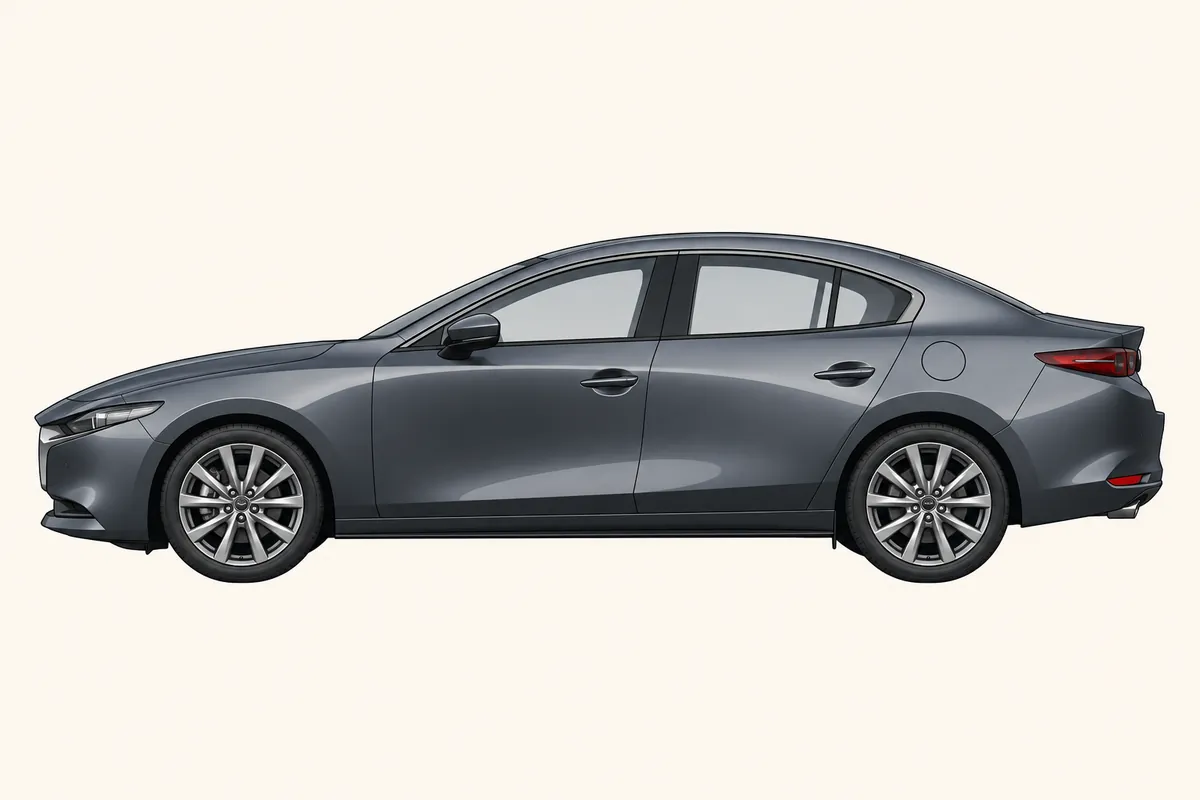 MAZDA3 SEDANのイラスト
