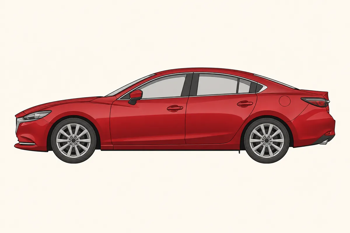 MAZDA6 SEDANのイラスト