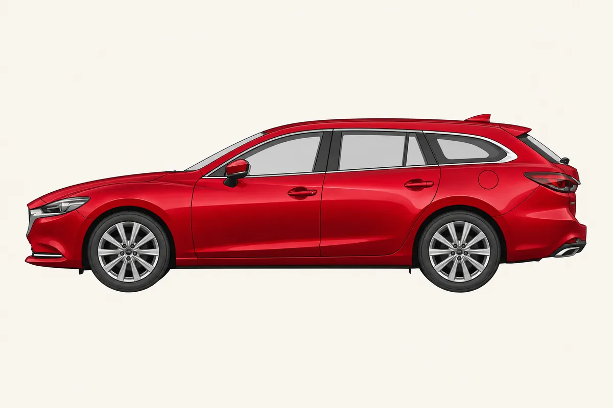 MAZDA6 WAGONのイラスト